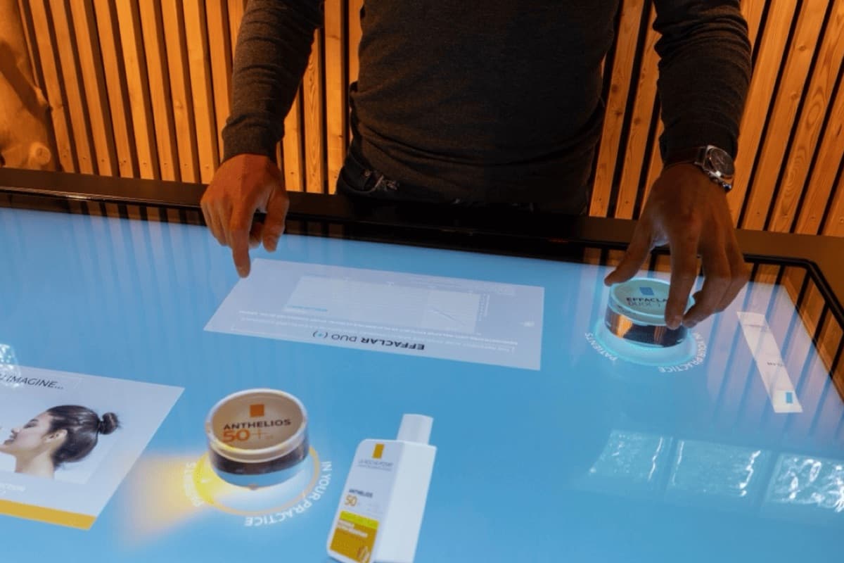 Table tactile interactive, animation digitale The Good Experience