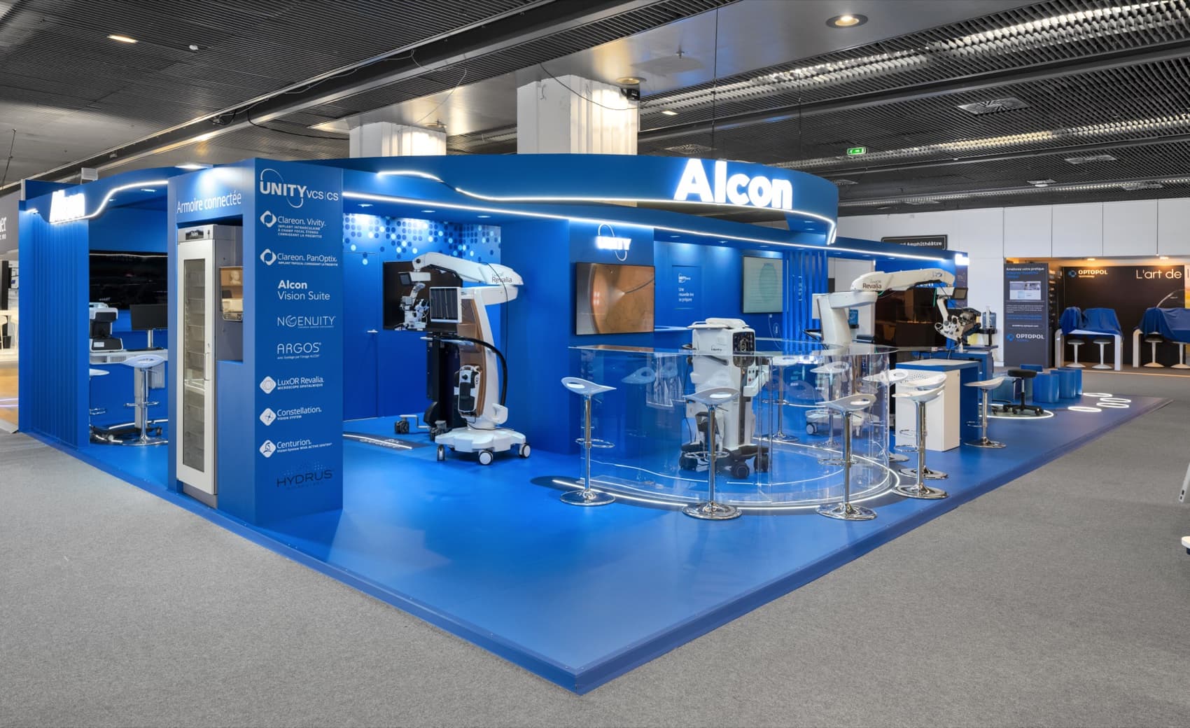 Stand Alcon · congrès international
