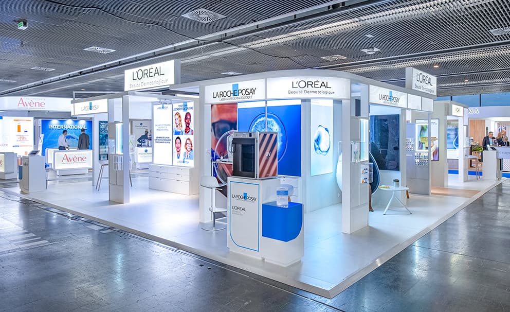 Stand L'Oréal réutilisable - JDP Paris 2023