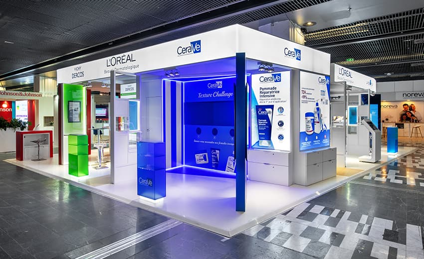 Stand L'Oréal réutilisable - JDP Paris 2025
