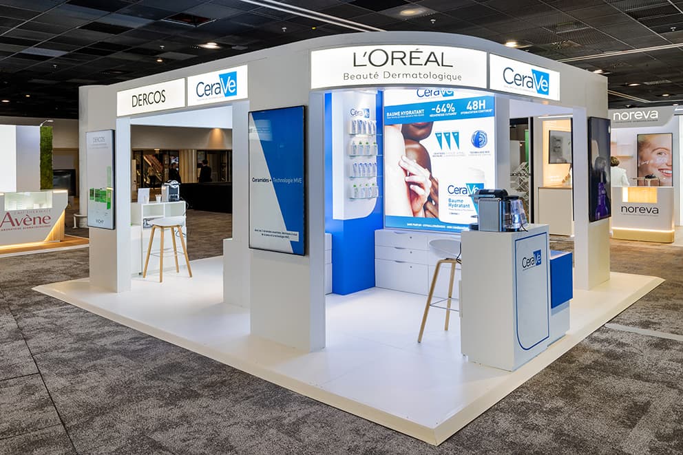 Stand L'Oréal réutilisable - JIRD Paris 2024