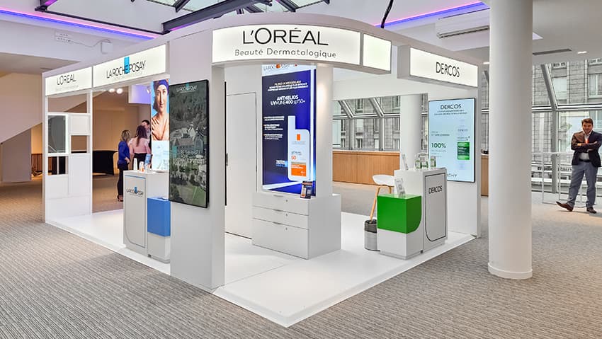Stand L'Oréal réutilisable - JNPD Brest 2024