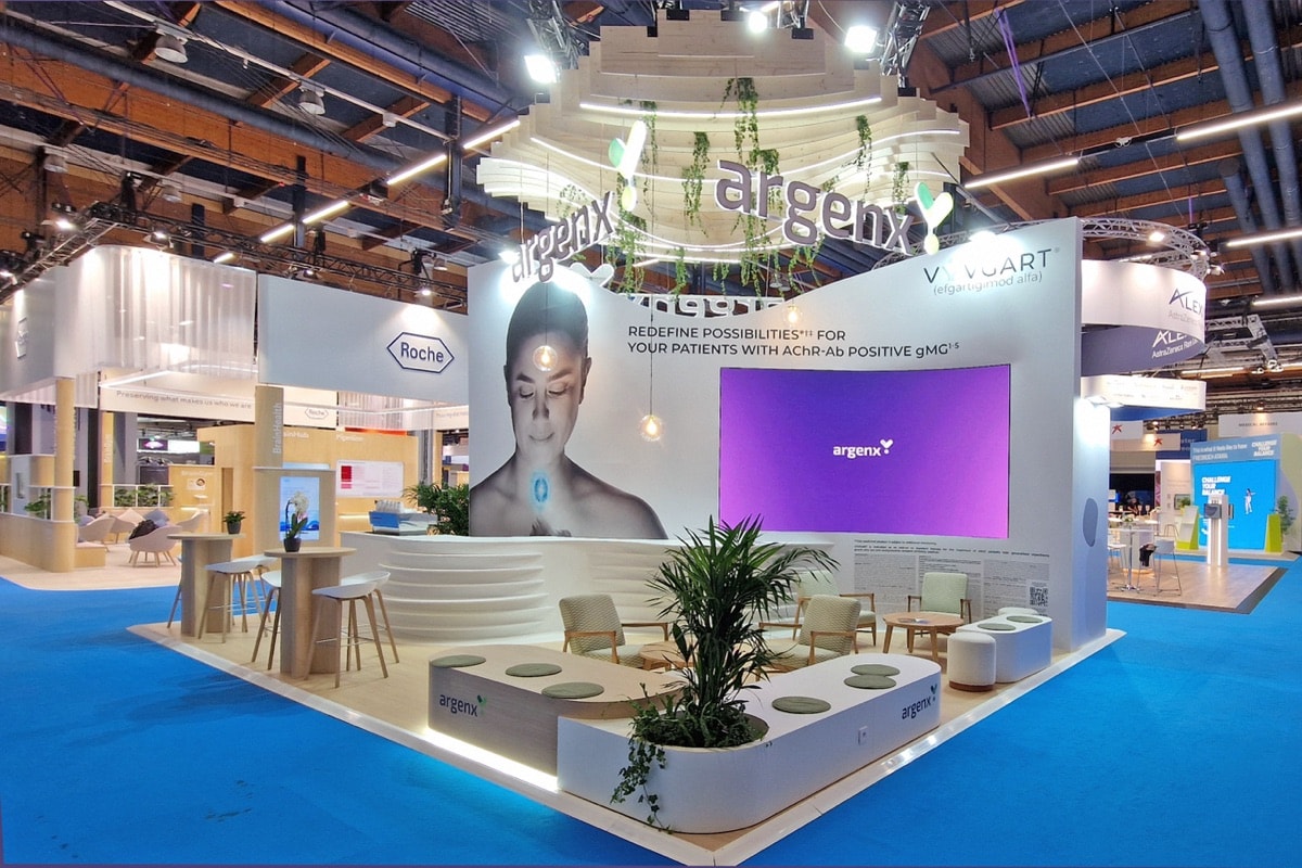 Stand Argenx · EAN, signé The Good Experience
