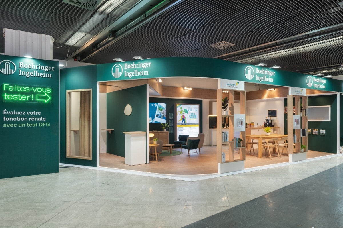 Stand Boehringer · JESFC, signé The Good Experience