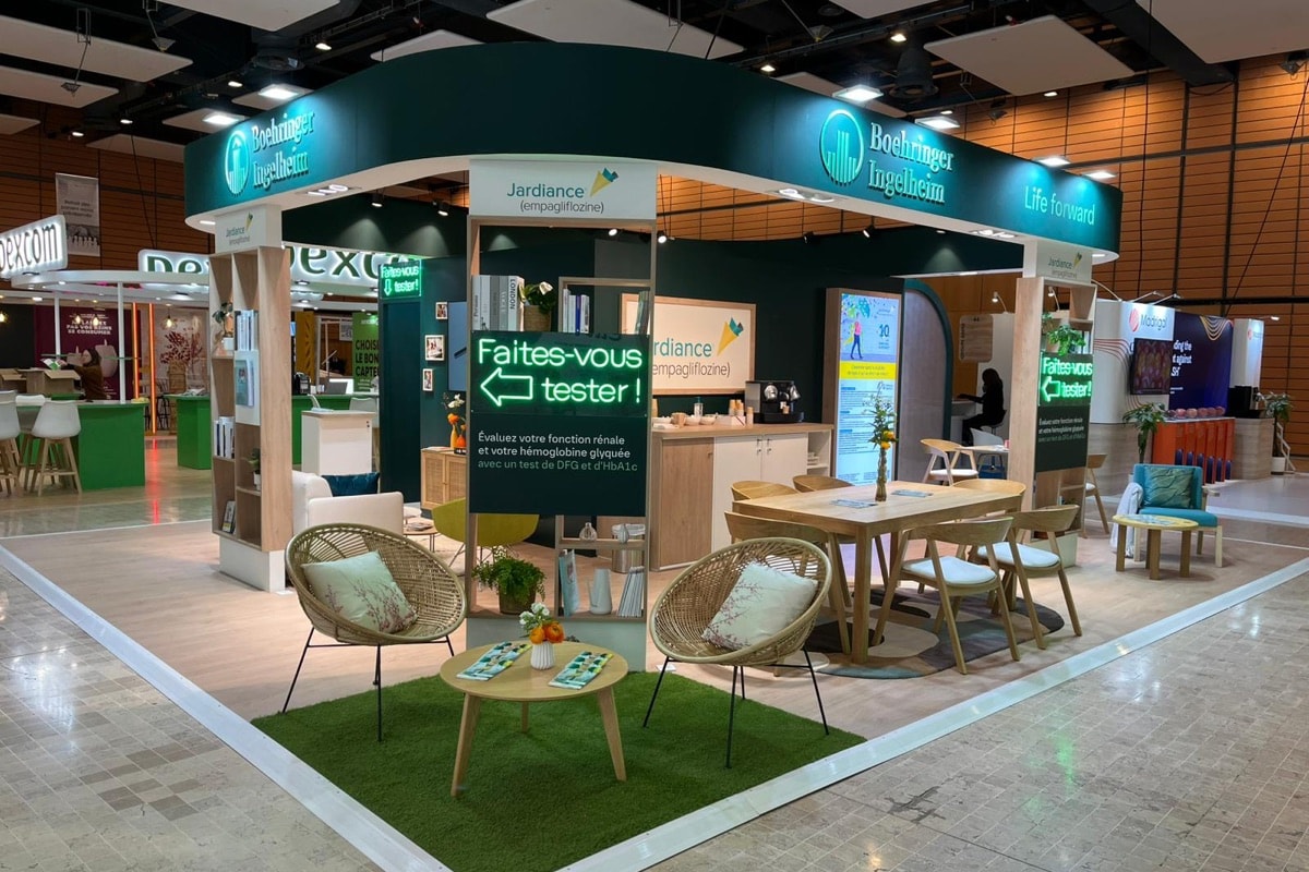 Stand Boehringer · SFD, signé The Good Experience