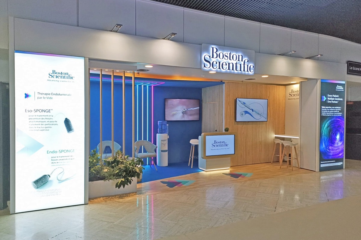 Stand Boston Scientific · JFHOD, signé The Good Experience