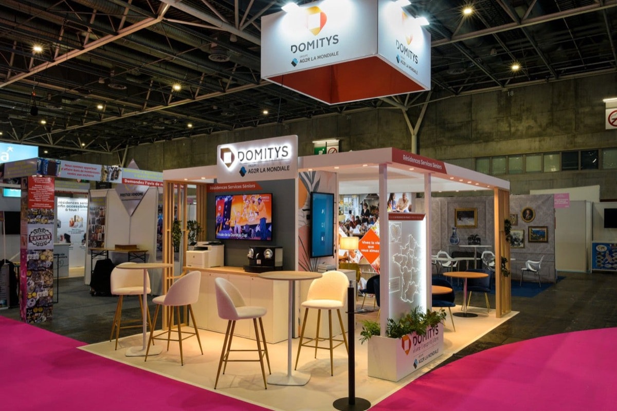 Stand DOMITYS · Salon des Seniors, signé The Good Experience