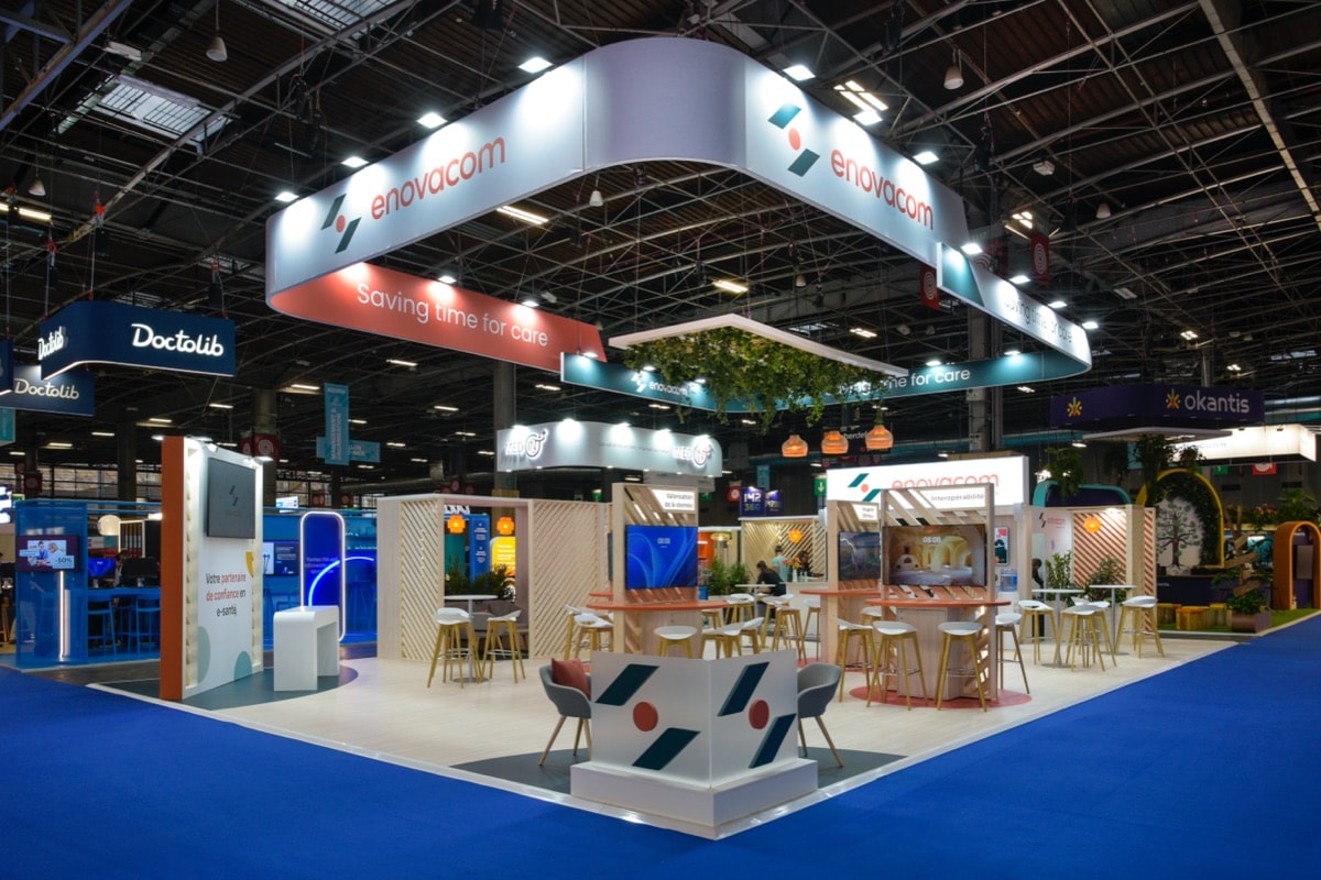 Stand Enovacom · Santexpo, signé The Good Experience