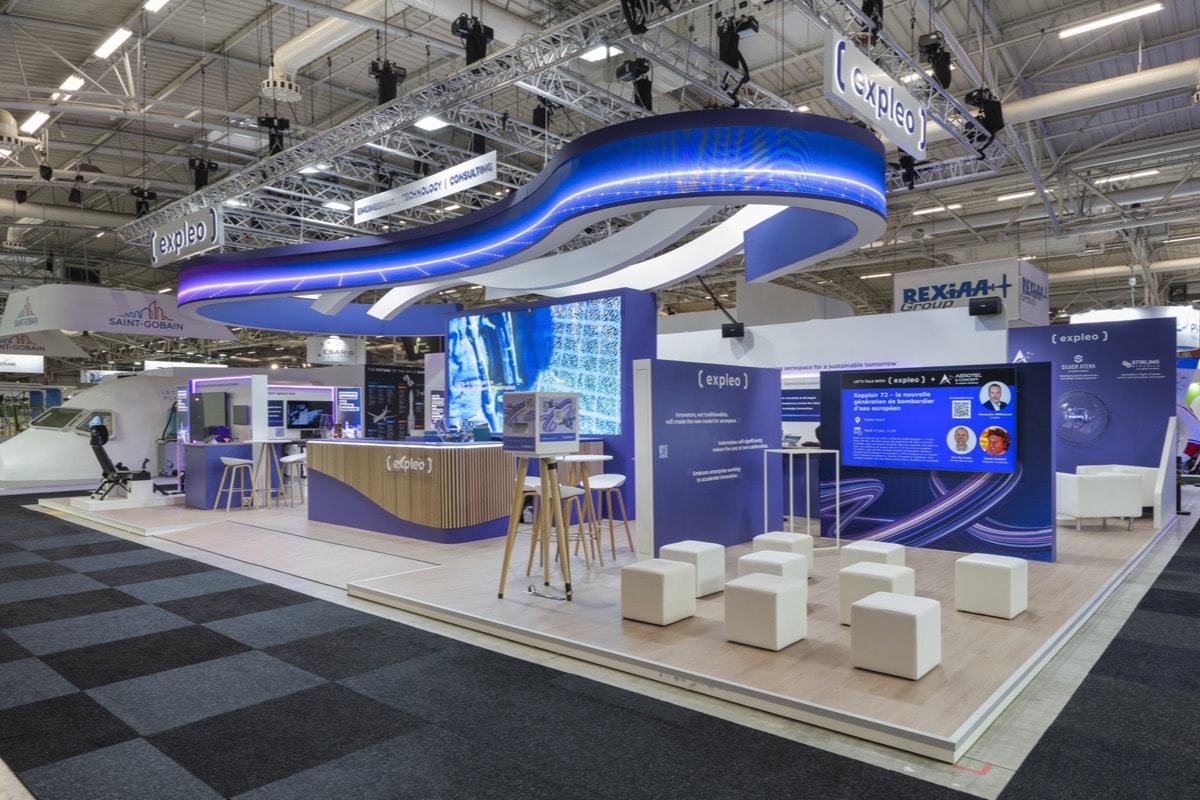 Stand Expleo · SIAE, signé The Good Experience