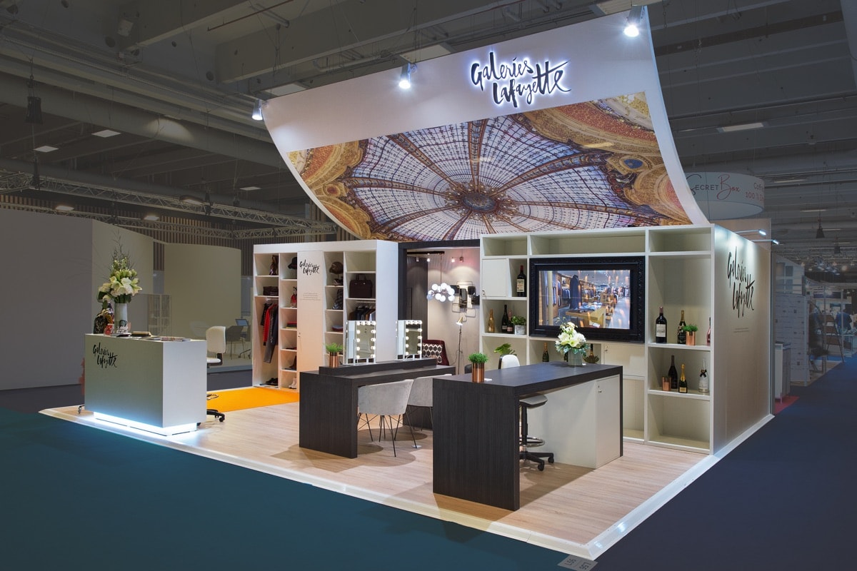Stand Galeries Lafayette · Equip Hotel, signé The Good Experience