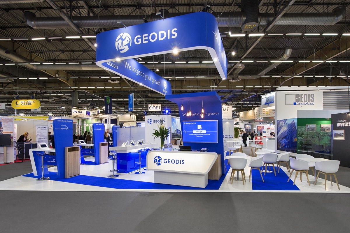 Stand Geodis · SITL, signé The Good Experience