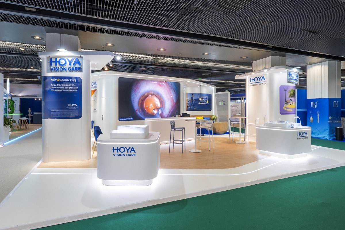 Stand HOYA · SFO, signé The Good Experience