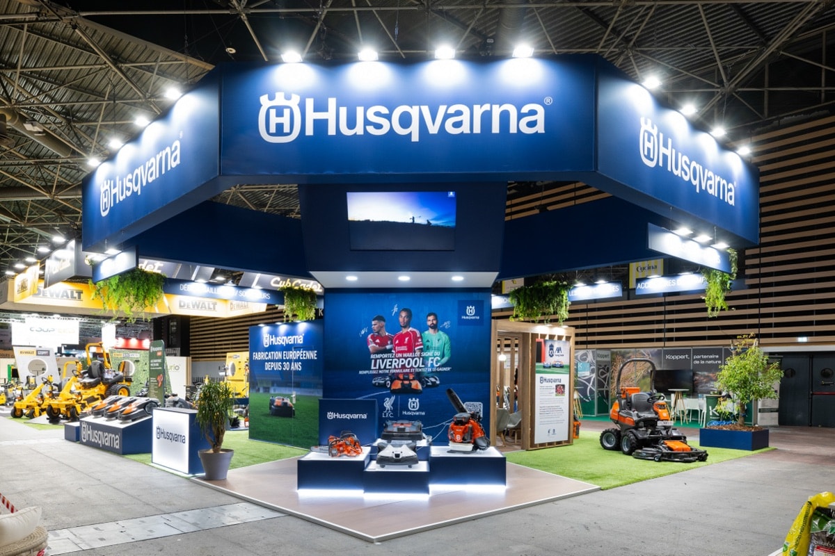 Stand Husqvarna · paysalia, signé The Good Experience