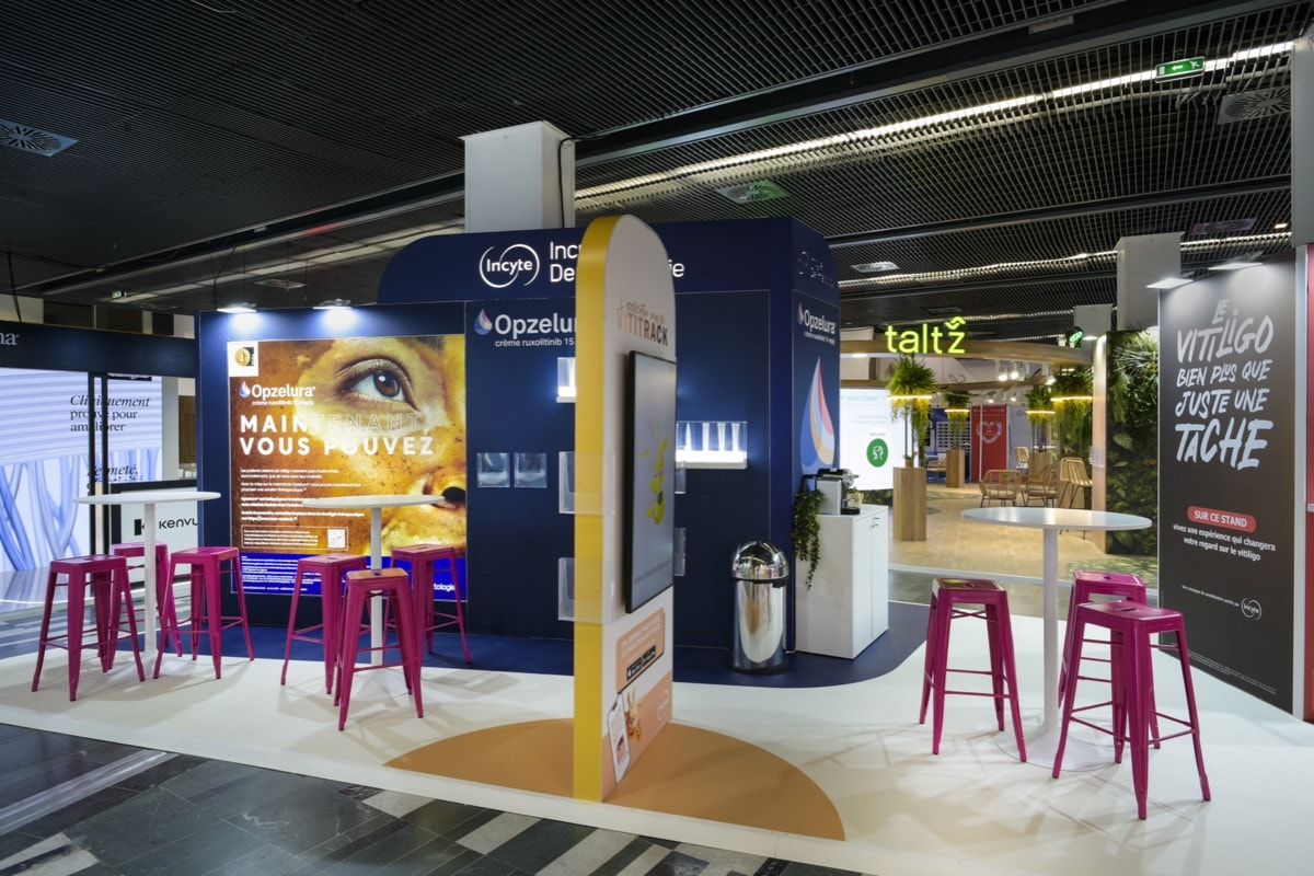 Stand Incyte · JDP, signé The Good Experience