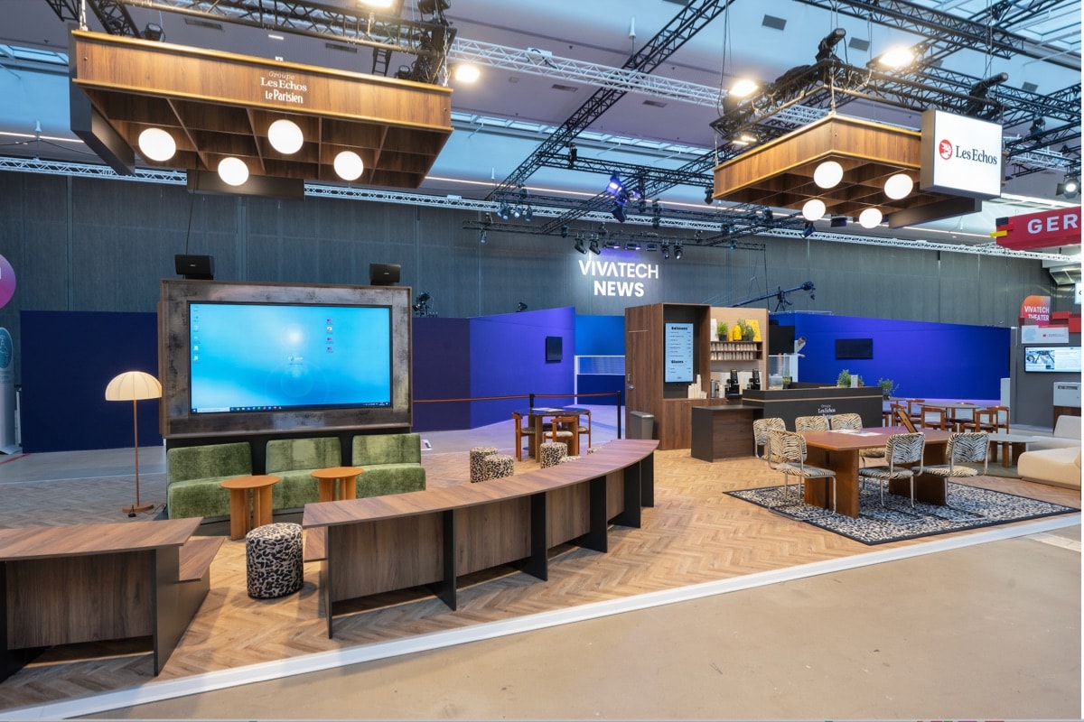 Stand Les Echos · Vivatech, signé The Good Experience
