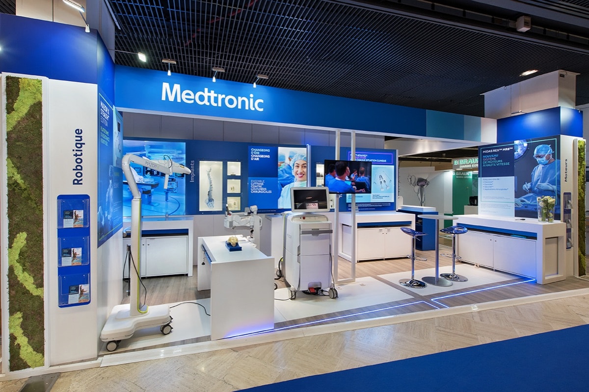 Stand Medtronic · Sofcot, signé The Good Experience