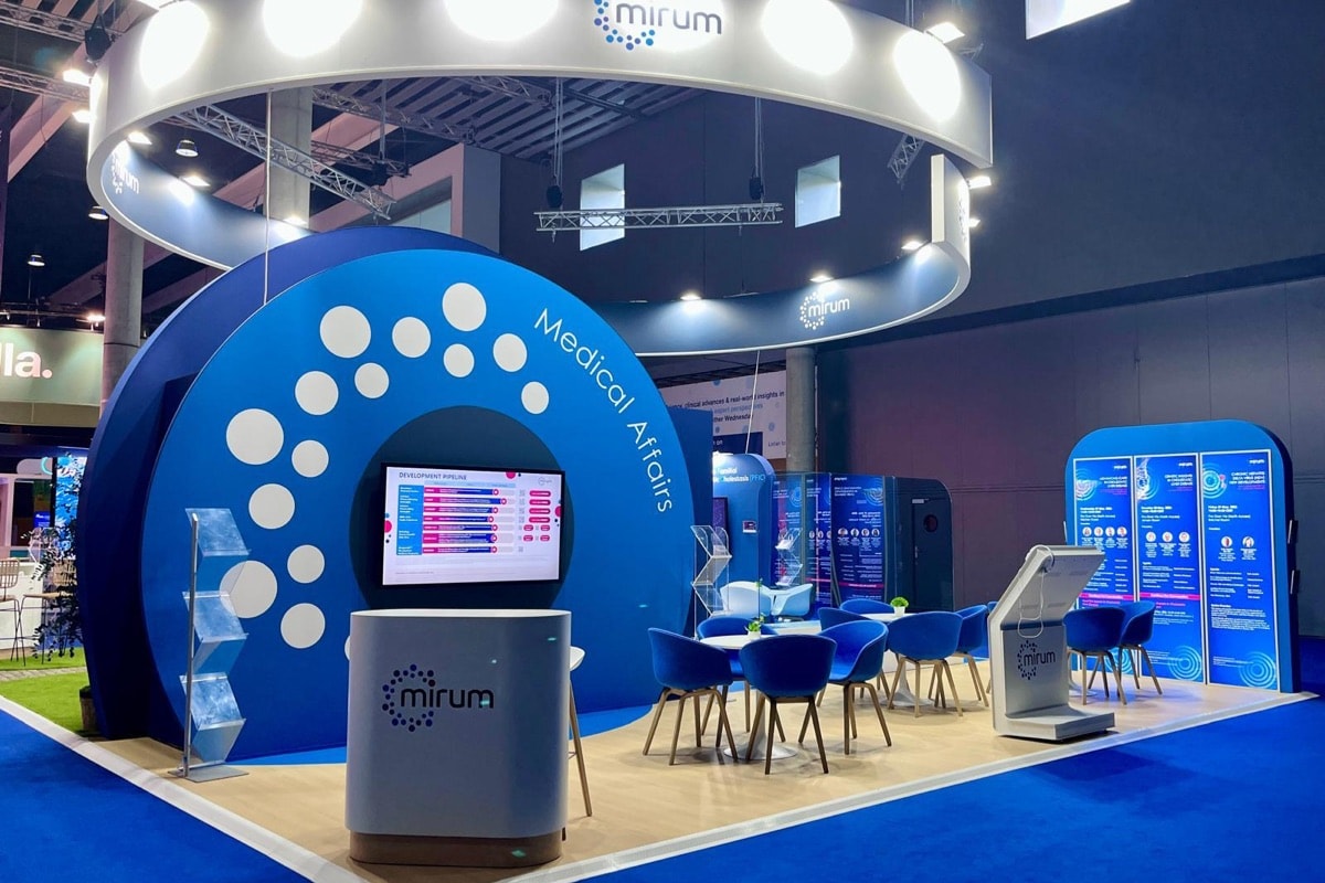 Stand Mirum · EASL, signé The Good Experience