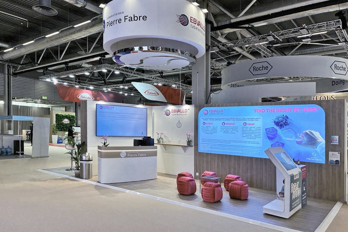 Stand Pierre Fabre · EHA, signé The Good Experience