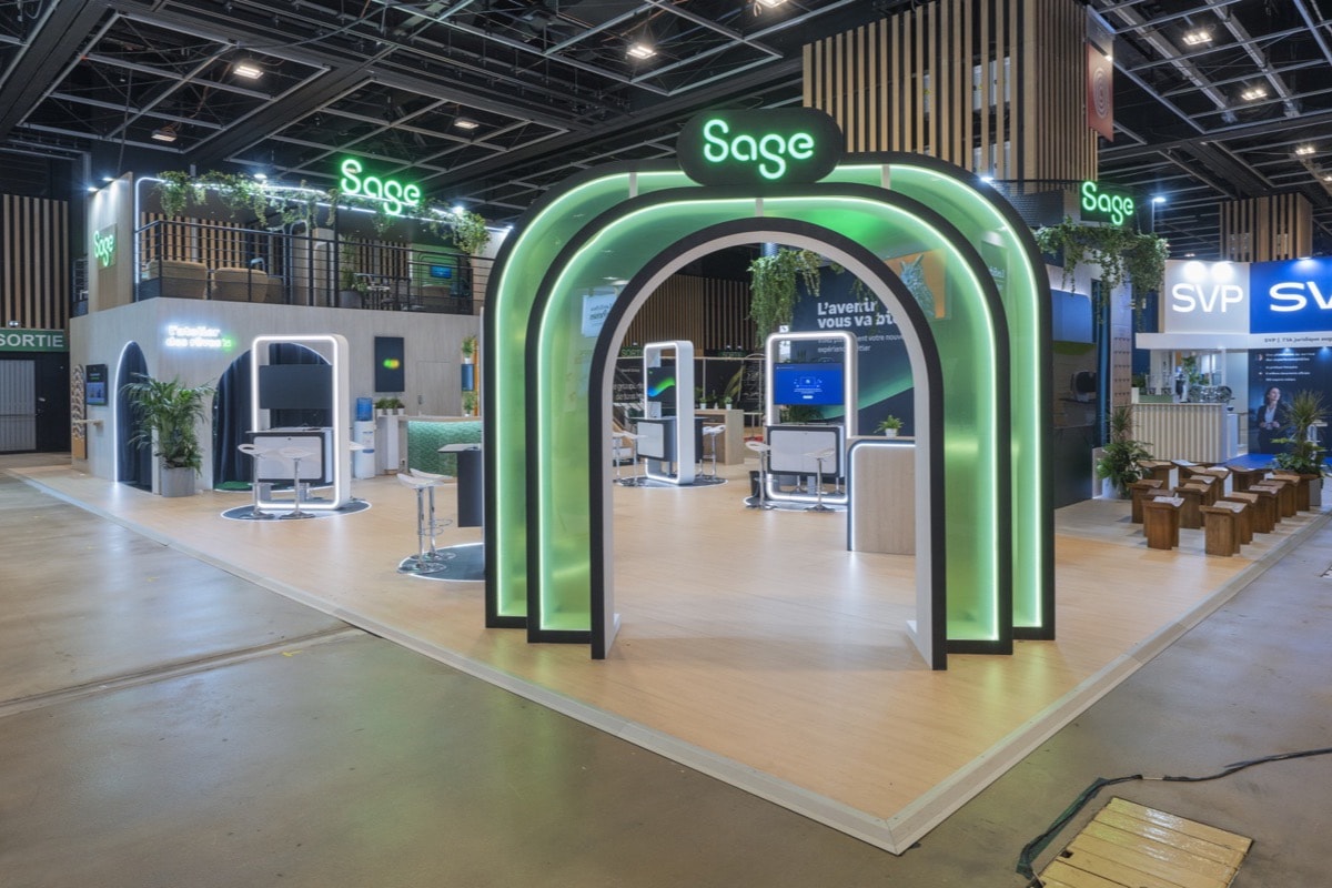 Sage stand · COEC, by The Good Experience