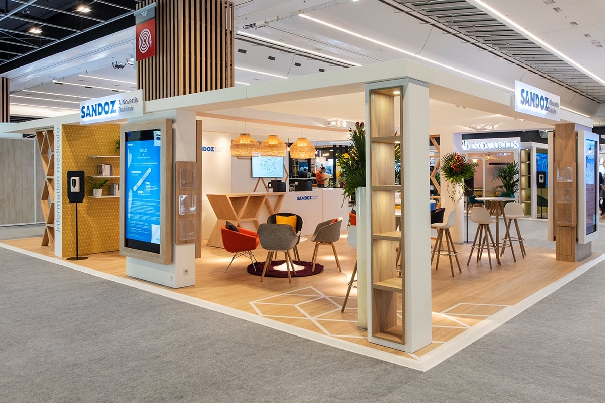 Stand Sandoz · SFR, signé The Good Experience