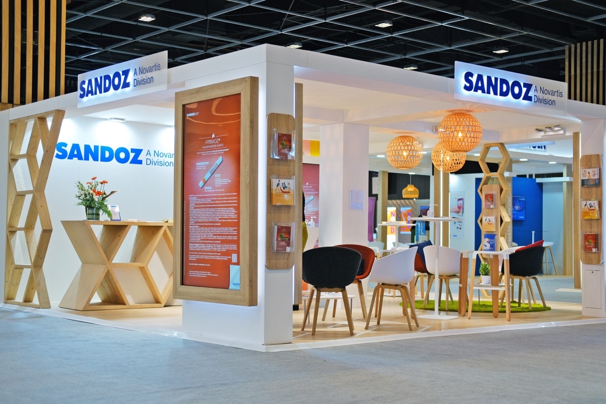 Stand Sandoz · SFR, signé The Good Experience