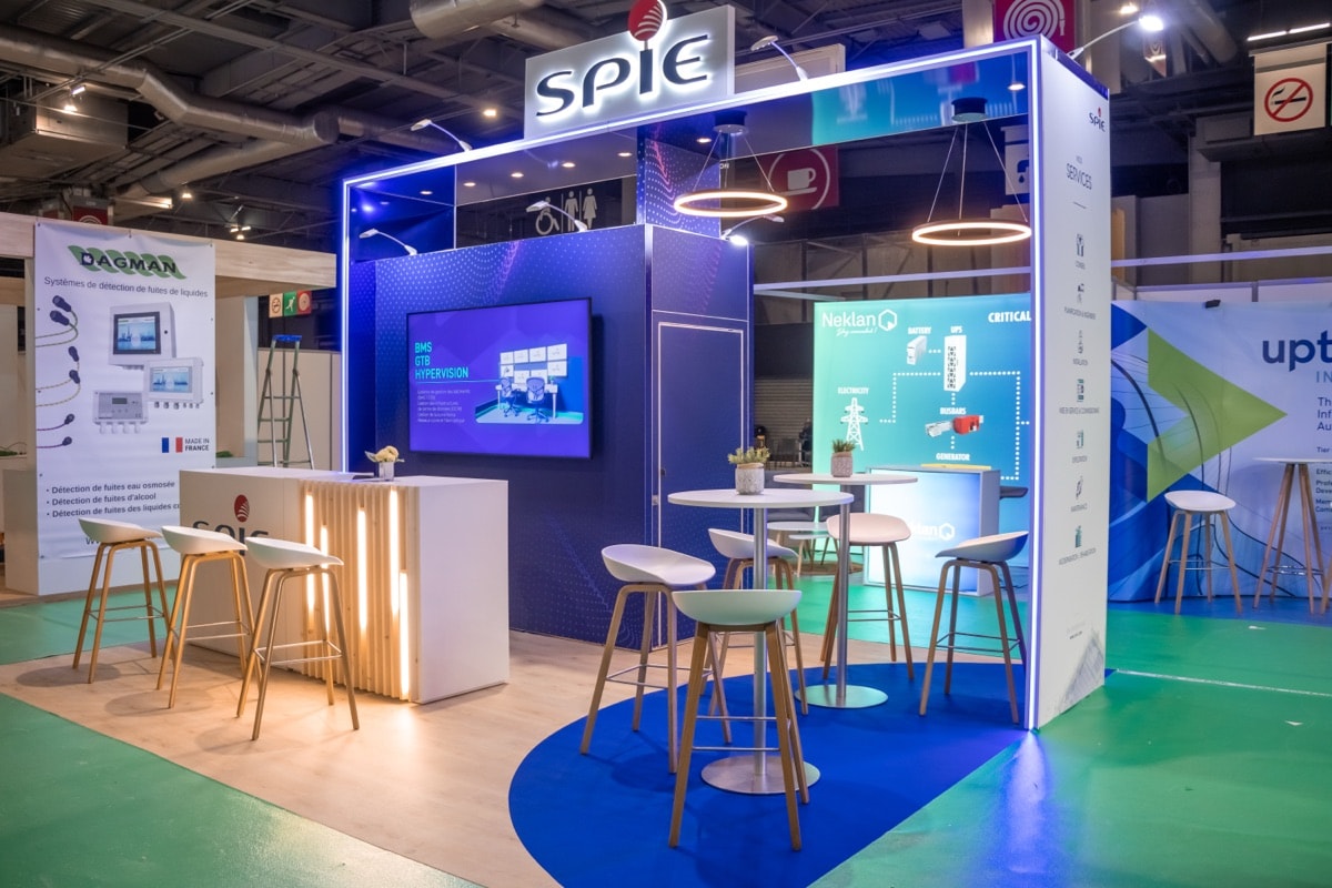 Stand SPIE · Data center, signé The Good Experience