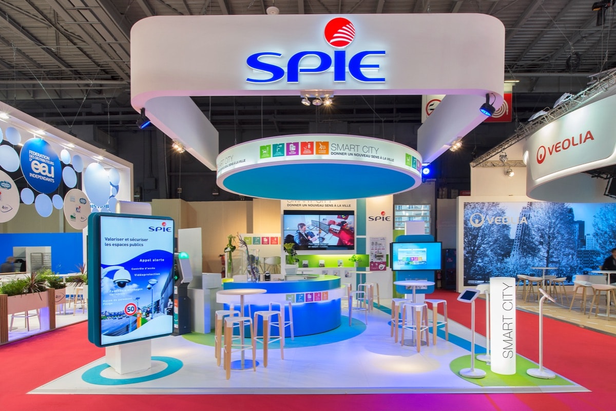Stand SPIE · SMCL, signé The Good Experience