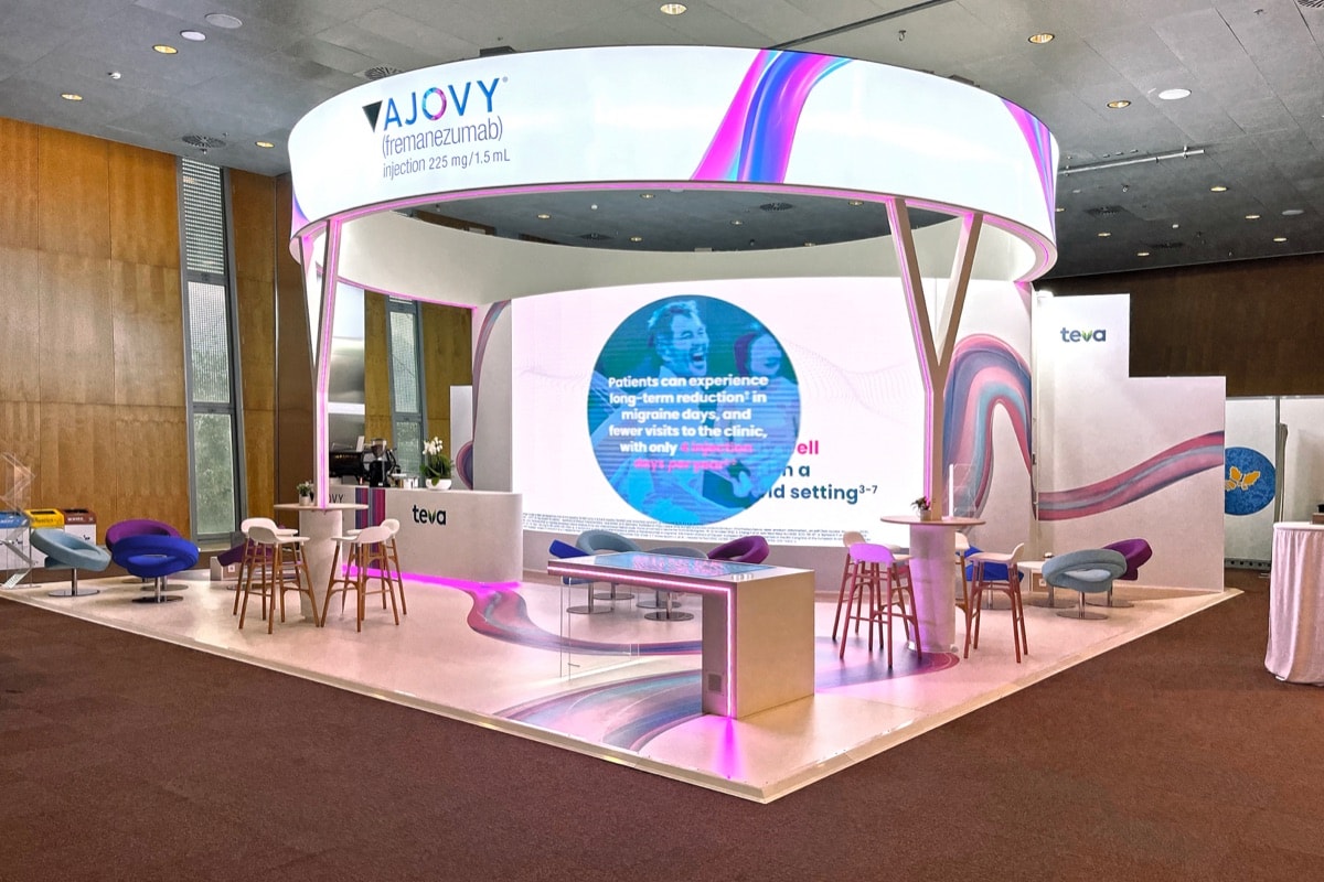 Stand Teva · EHC, signé The Good Experience