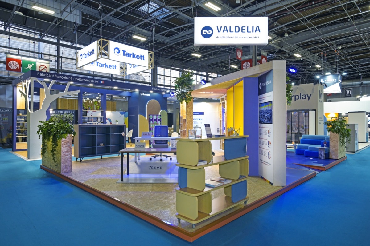 Stand Valdelia · Workspace, signé The Good Experience