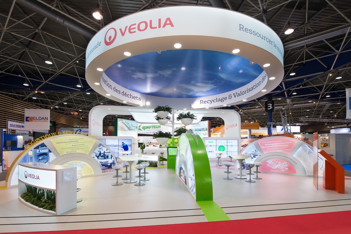 Stand Veolia · Pollutec, signé The Good Experience