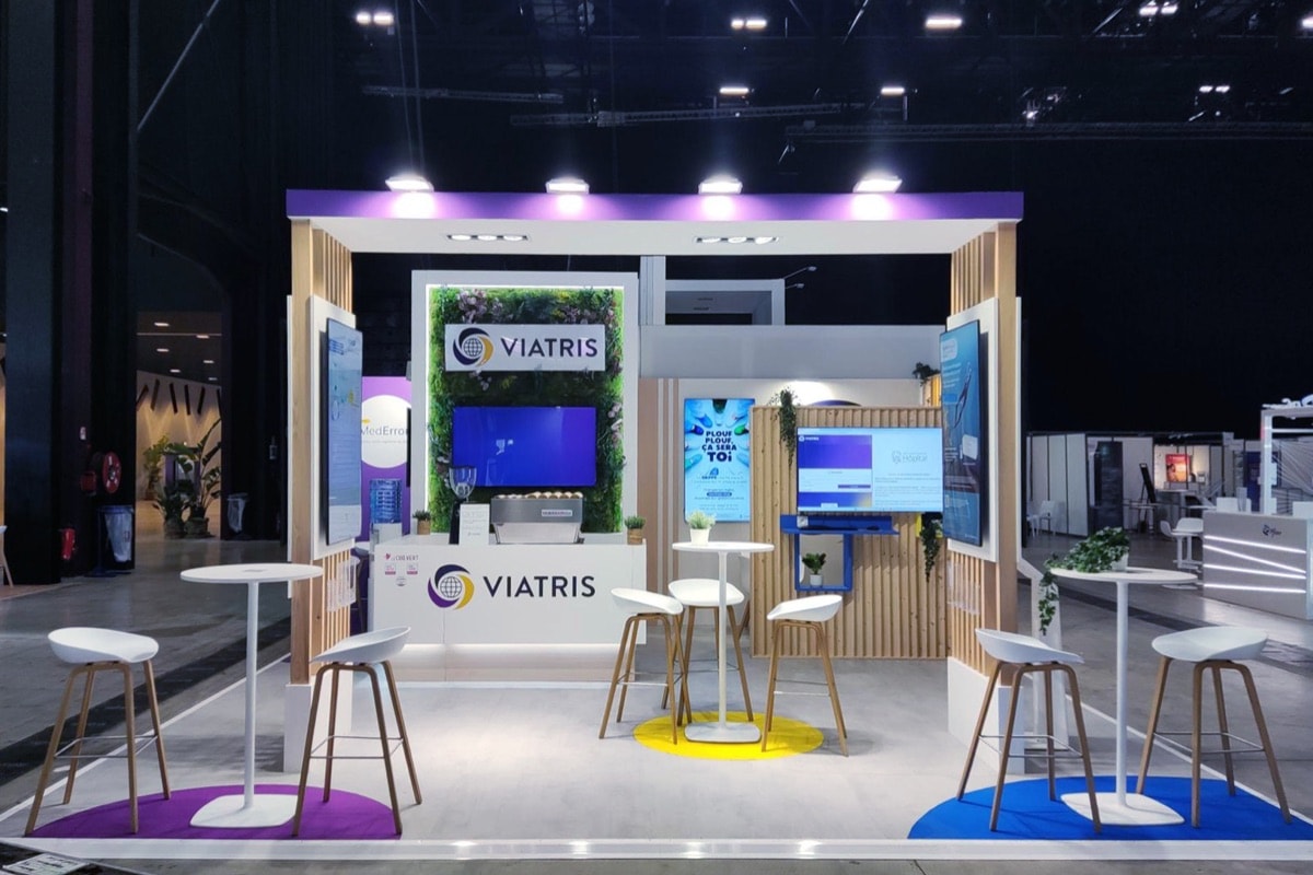 Stand Viatris · hopipharm, signé The Good Experience