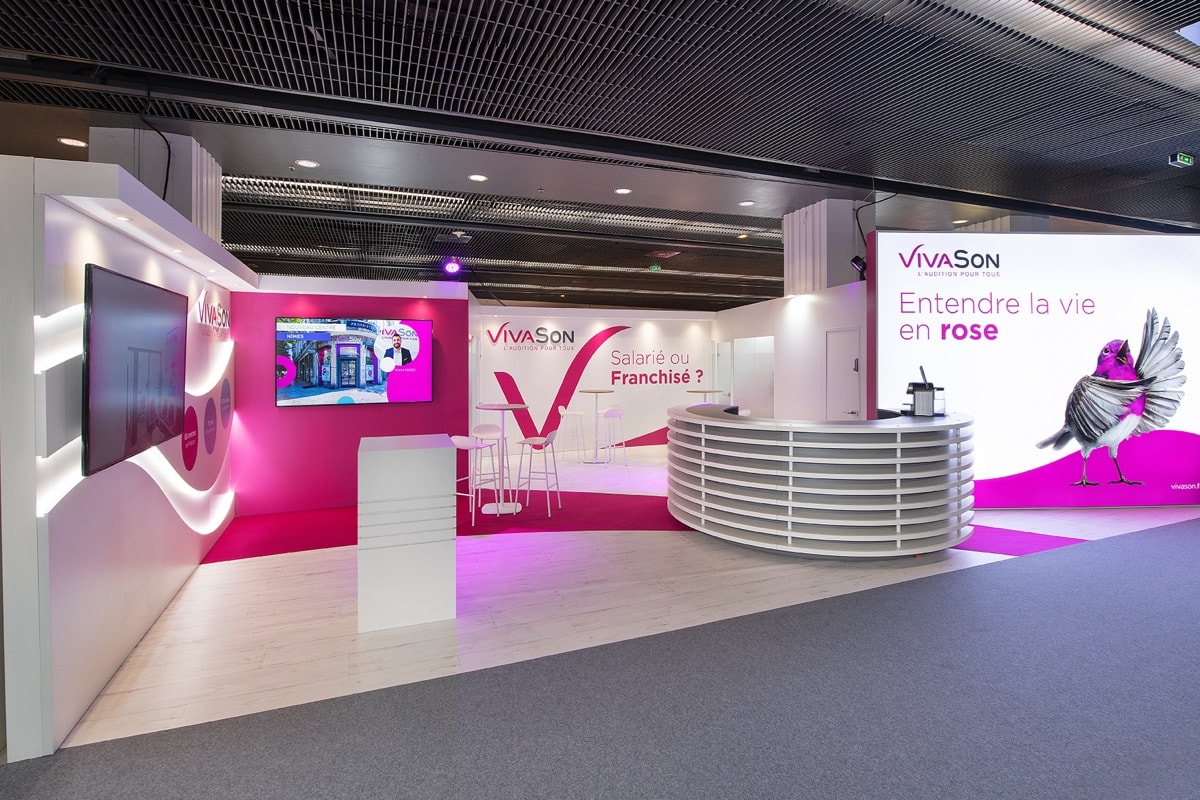 Stand Vivason · Congrès des audioprothésistes, signé The Good Experience