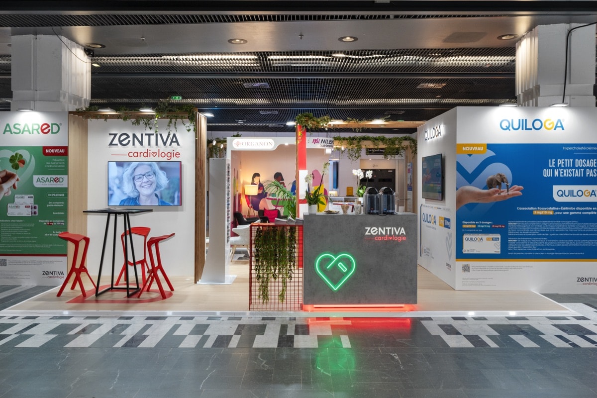 Stand Zentiva · JESFC, signé The Good Experience