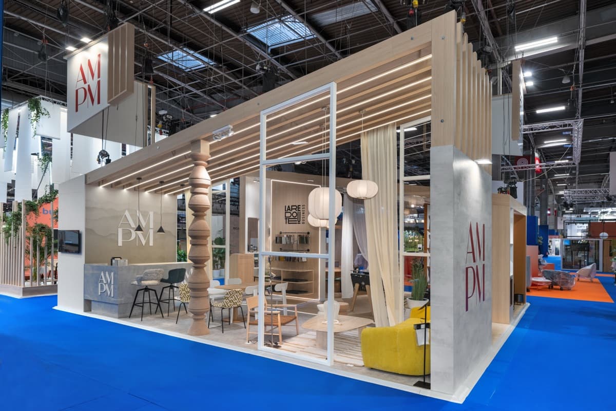Stand La Redoute Business à Workspace Expo, espaces de convivialité pour l'entreprise conçus et réalisés par The Good Experience