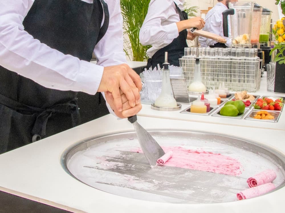 Animation culinaire sur un stand, The Good Experience