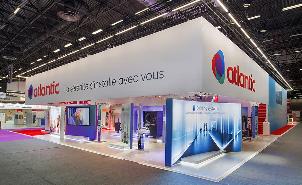 Stand sur-mesure Atlantic conçu par The Good Experience